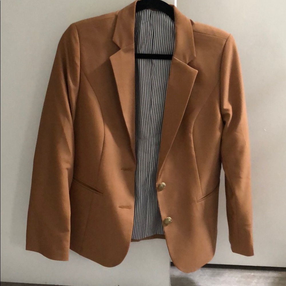 Camel custom made blazer